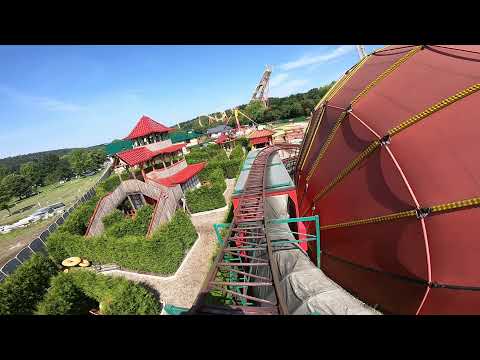 Zierer Hell Diver Drachen Höhle Freizeit-Land Geiselwind 2021 POV Onride