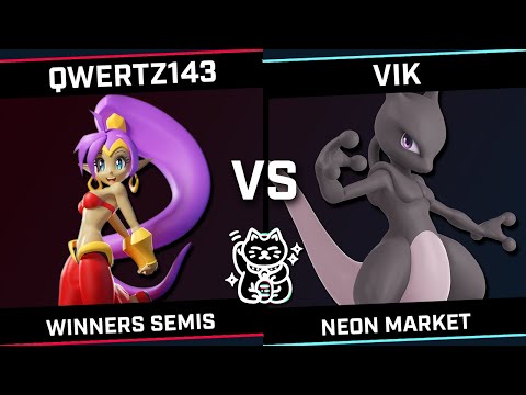 qwertz143 (Mii Gunner) vs Vik (Mewtwo) - Neon Market