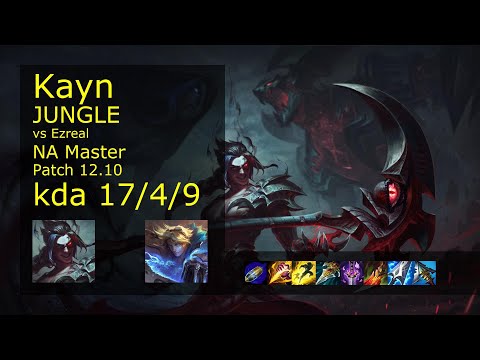 Rank 1 NA Kayn Jungle: Kayn vs Ezreal