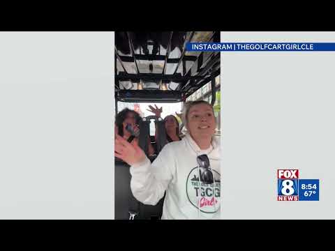 FOX 8 News Full Segment with The Golf Cart Girl-CLE