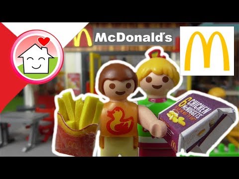 Playmobil po polsku W McDonaldzie - Rodzina Hauserów