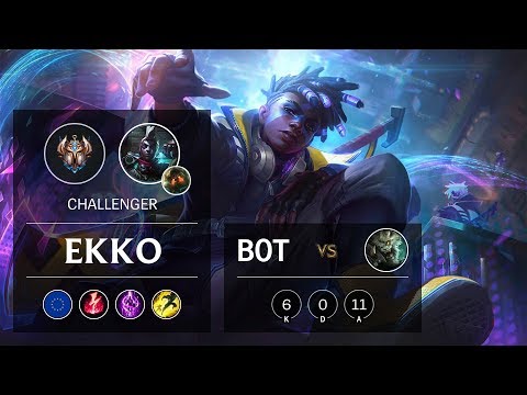 Ekko Bot vs Rengar - EUW Challenger Patch 10.2