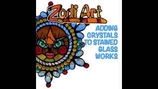 DIY- Add Crystals to stained glass