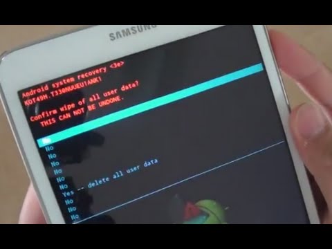 Samsung Galaxy Tab 4: How to Master Reset Using Hardware Keys