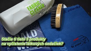 Gyeon FabricCleaner SET na čistenie látkových sedačiek a kobercov