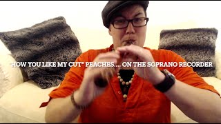 How You Like My Cut on the Soprano Recorder - Tribute to Peaches!