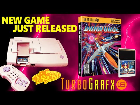 DINOFORCE - NEW TURBOGRAFX 16 GAME IN 2022