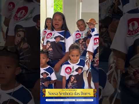 Mais de 400 romeiros da cidade de Cajueiro (AL) chegaram à Casa da Mãe das Dores.