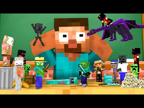 EPIC Minecraft Animation: Tiny Poor vs Rich Challenge