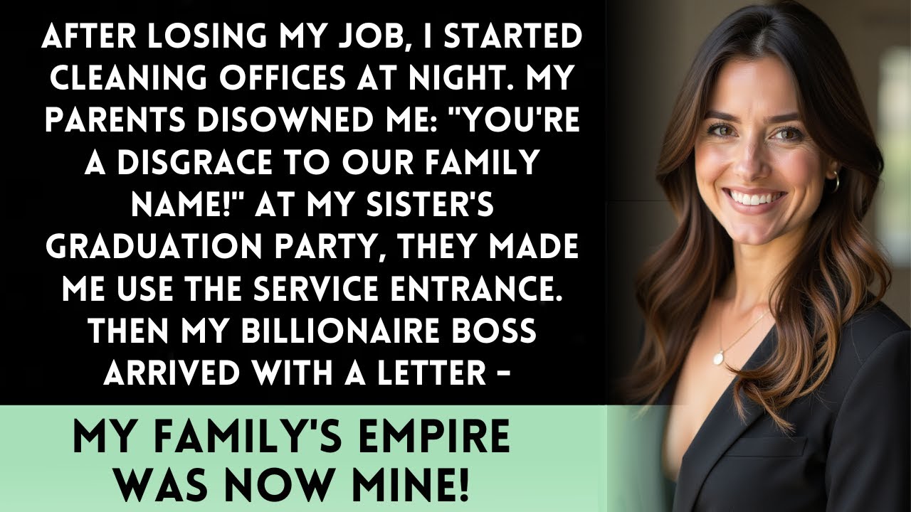 My Parents Disowned Me For Working As A Cleaner - My Billionaire Boss's Letter Changed Everything