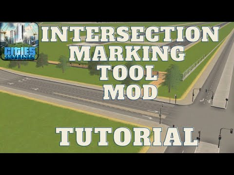 Cities Skylines: Tutorial - Intersection Marking Tool MOD