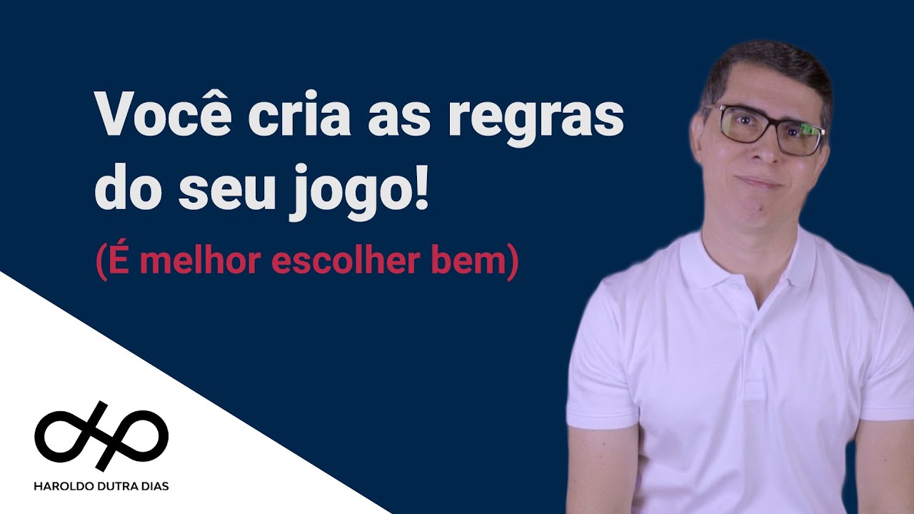 Você cria as regras do seu jogo! (É melhor escolher bem)