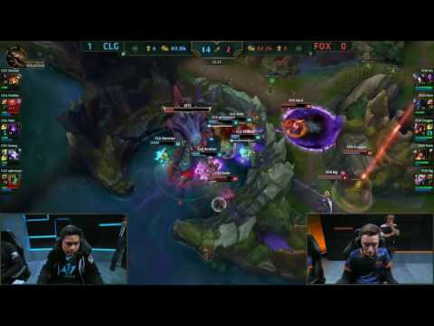 Echo Fox vs CLG Highlights Game 2, W8 D3 NA LCS Summer 2016 S6, FOX vs CLG G2