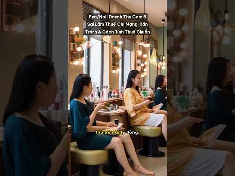 [Xem ngay] Spa/Nail Doanh Thu Cao: 5 Sai Lầm Thuế 'Chí Mạng' C... #Shorts