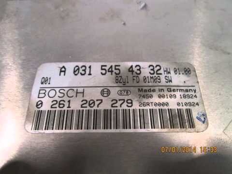 2002 Mercedes ML55 Engine ECU Control module / computer ECM MOD ID 0315454332 163TYPE - mbipa... OEM