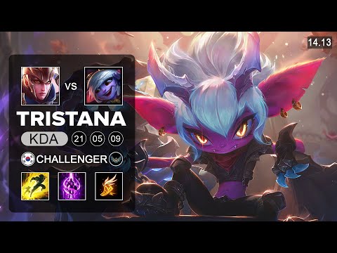 Tristana vs Quinn Top - KR Challenger - Patch 14.13 Season 14
