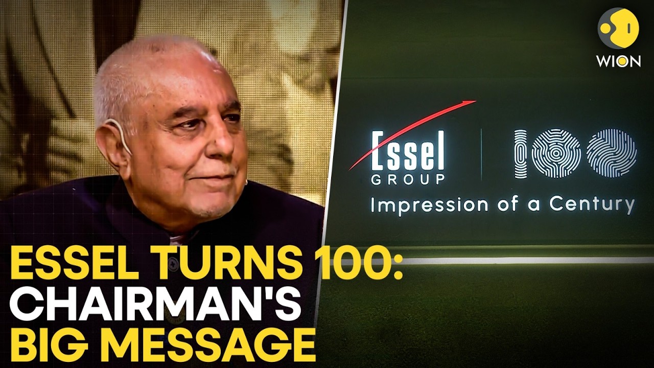Dr. Subhash Chandra's BIG Message as Essel Group Turns 100 | WION Originals
