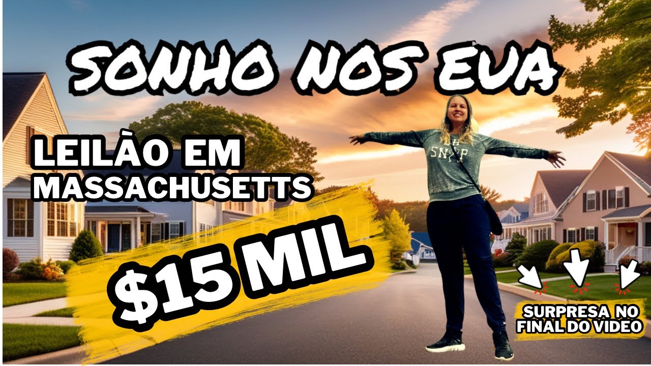 🇺🇸Não perca esta chance de morar em Massachusetts: Leilão de imóveis nos EUA a partir de $15 mil!