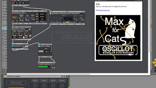 Video thumbnail for OSCiLLOT Modular System by Max for Cats by max forcats