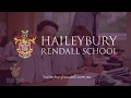 Welcome To Haileybury Rendall School