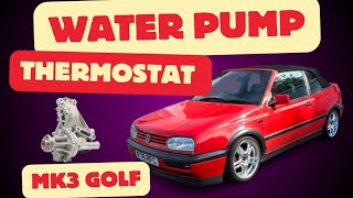 VW MK3 Golf Water Pump & Thermostat Replacement (2.0L 8v GTI)