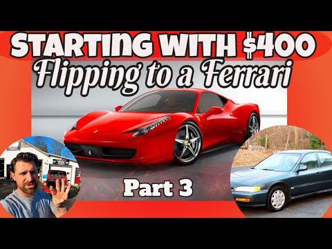 How much money I've made so far - Flipping Cars until I can Afford a Ferrari - Flying Wheels
