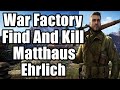 Sniper Elite 5 Find And Kill Matthaus Ehrlich - War Factory Mission 4