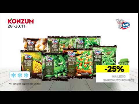 Konzum ponedjeljak srijeda akcija, 28. - 30.11.