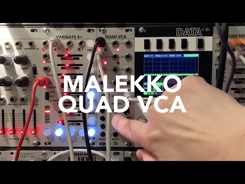 Malekko Quad VCA Voltage Controlled Amplifier Eurorack - Silver image 6