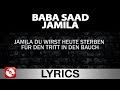 BABA SAAD - JAMILA AGGROTV LYRICS KARAOKE ...