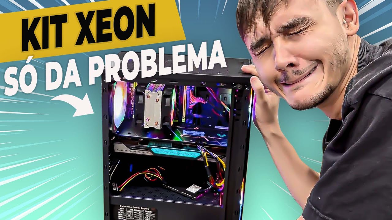MAIS UM PC GAMER COM  KIT XEON DANDO PROBLEMA 💀