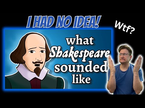 What Shakespeare’s English Sounded Like | American Reacts | #Reaction #shakespeare #english