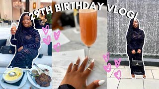 29TH BIRTHDAY VLOG | GET READY WITH ME + DINNER & DRINKS!!!