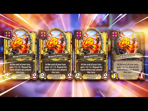 10 Magmaloc GAME BREAKING STATS | Rdu Hearthstone Battlegrounds