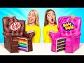 Bubble Gum Vs Chocolate Food Challenge By Multi DO Smile