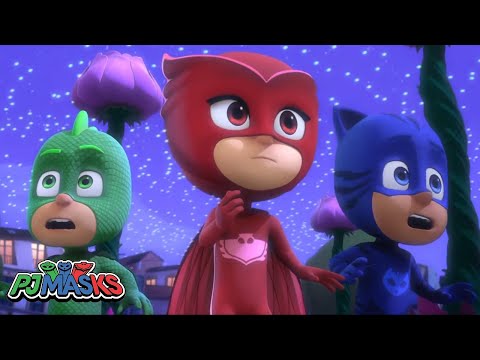 Kertenkele ve Yapışkan Volkan! 🌋 Gece Ninjası'na Karşı - Pijamaskeliler Türkçe