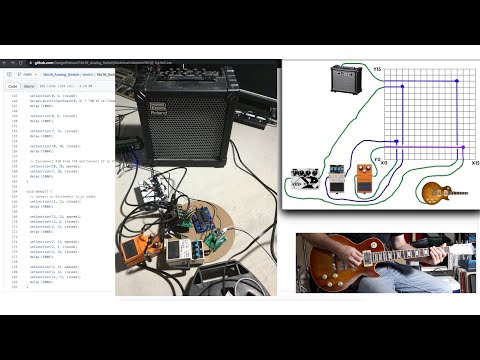16x16 Analog Crosspoint Switch using two MT8816's