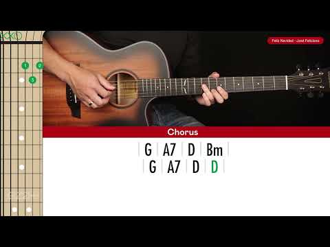Feliz Navidad Guitar Cover José Feliciano 🎸|Tabs + Chords|