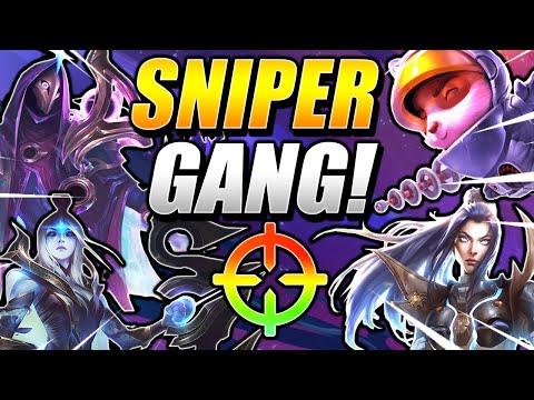 SNIPER GANG!! - Teamfight Tactics Galaxies Guide BEST SET 3.5 COMPS 10.13 Patch Strategy Ranked