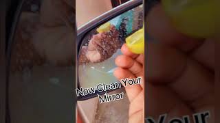 Best Tricks To clean Stains From Car Mirror #youtubeshorts #shorts #viralshorts #india #trending