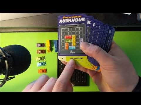 ASMR - Deluxe Rush Hour puzzle game - NO TALKING (playing 1 level of each difficulty)