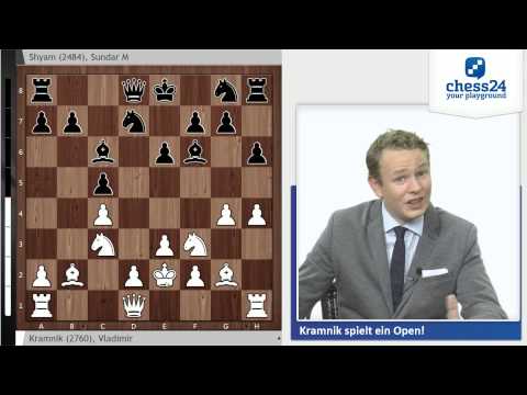 Kramnik plays an open
