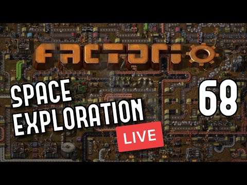 Factorio -Space Exploration mod -  68 - Deep Space TRAINS?!