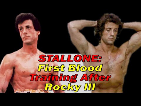 Stallone's First Blood transformation from Rocky 3 / Rambo 1 Physique, Diet and Training Breakdown