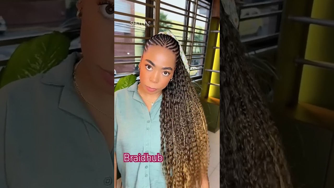 Fulani Braids: DIY Self-Braiding Tips❗✨#trending #braids #hairstyles #shorts #foryou #millionviews