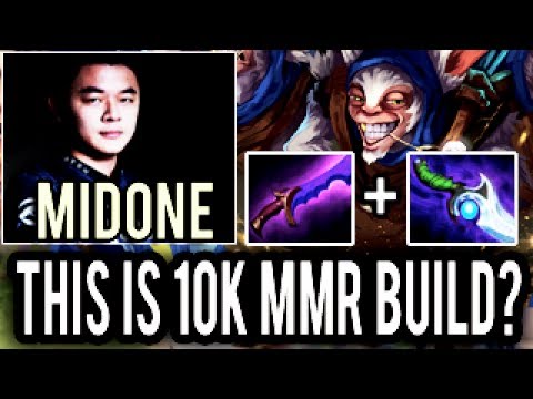 This is 10k MMR? Cancer Build Shadow Blade + Diffusal Blade Meepo Like WTF Dota 2 MidOne Gameplay