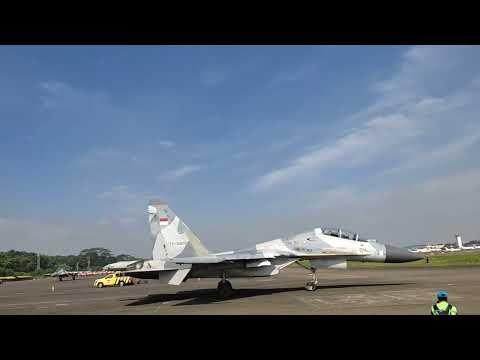 Suasana HUT TNI AU 77 Th dari SKATEK 021 Lanud Halim Perdana Kusuma