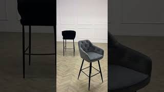 Barová stolička FLORES, Modrá 