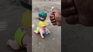 Rc cute baby toy testing