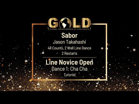 GOLD 2023 Line Novice Open - Dance 1: Cha Cha "Sabor" - Tutorial without music